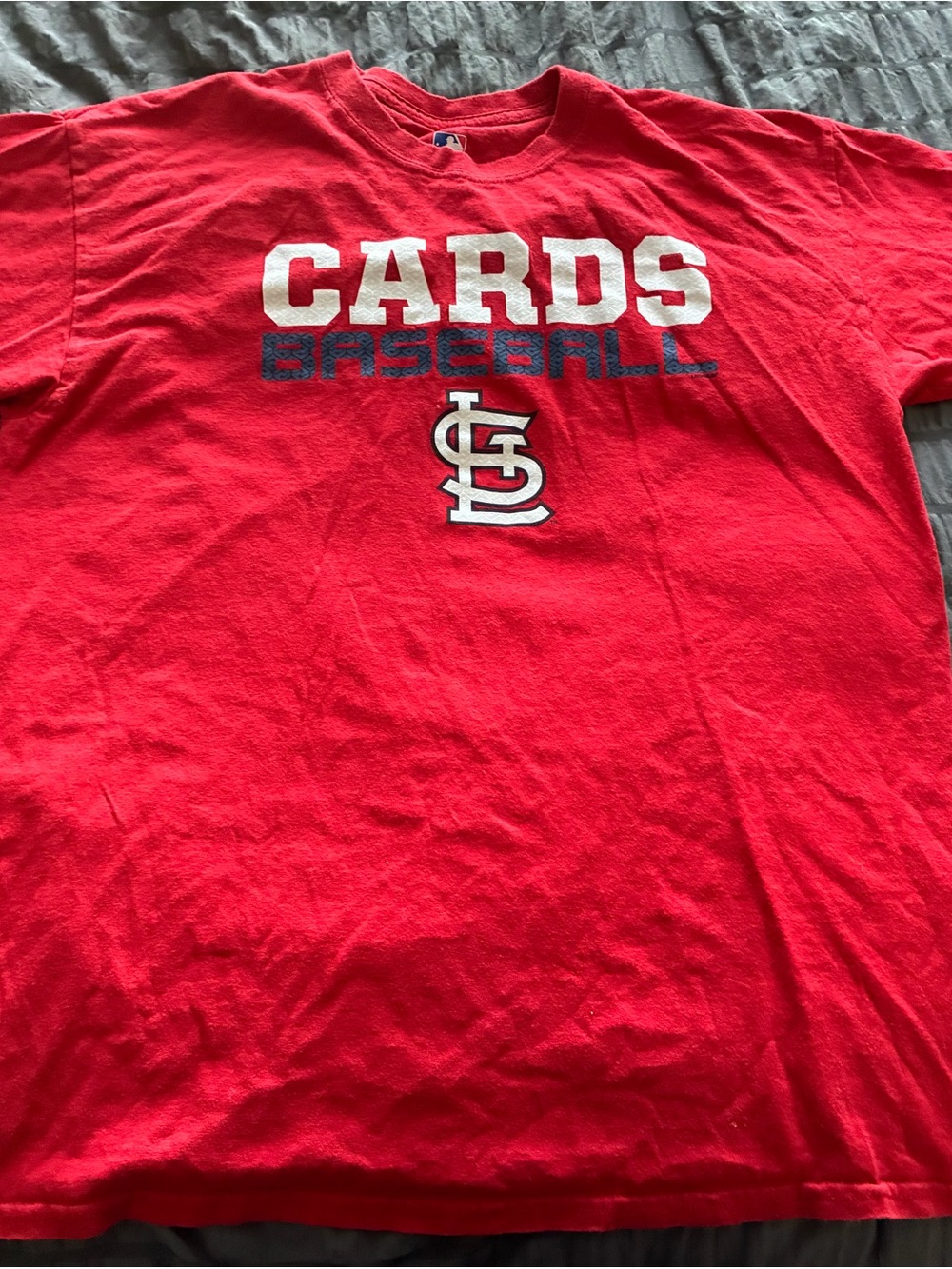 MLB Red St. Louis Cardinals 'Cards Baseball' Short Sleeve Tee